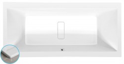 POLYSAN - MARLENE SLIM obdĺžniková vaňa 190x90x48cm, biela (71607S)