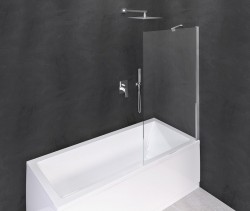 POLYSAN - MODULAR SHOWER vaňová zástena 900x1500, číre sklo (BMS1-90)
