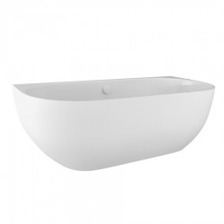 POLYSAN - PAGODA nástenná vaňa z liateho mramoru 170x85x58cm, biela (72976)