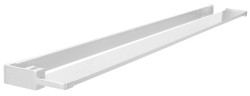 POLYSAN - Polička, prispôsobiteľná pre Walk-in sprchovú zástenu 60-140cm, biela mat (EG1434)