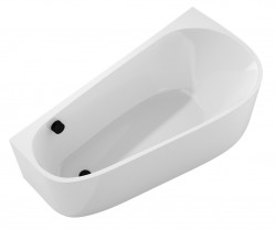 POLYSAN - PROJEKTA DR MONOLITH nástenná stojaca vaňa 156x77x60cm, bielá (21111MDR)