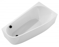 POLYSAN - PROJEKTA R MONOLITH asymetrická stojaca vaňa 156x77x60cm, bielá (21111M)