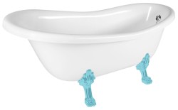 POLYSAN - RETRO voľne stojaca vaňa 157x76,5x73cm, biela (72683)