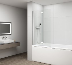 POLYSAN - ROTA vaňová zástena skladacia 900, číre sklo (FA900)