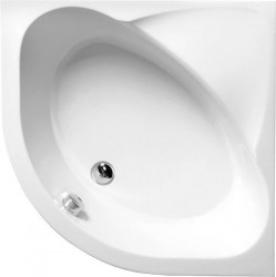 POLYSAN - SELMA hlboká sprchová vanička štvrťkruhová 90x90x30cm, R550, biela (28611)