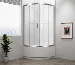 POLYSAN - SELMA štvrťkruhová sprchová zástena 900x900x1650, čire sklo (MD2516)