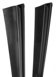 POLYSAN - Set zvislých tesnení pre 5/5 sklo, 2000, čierna (SPBL01)