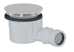 POLYSAN - Sifón sprchovej vaničky, priemer 90, DN40, krytka biela (17911W)