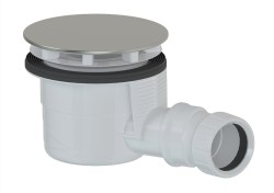 POLYSAN - Sifón sprchovej vaničky, priemer 90, DN40, krytka nerez lesk (17911)