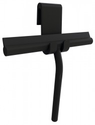 POLYSAN - Stierka do sprchy, vrátane uchytenia na zástenu, čierna mat (72825.21)