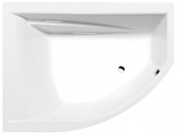 POLYSAN - TANDEM L asymetrická vaňa 170x130x50cm, biela (96611)