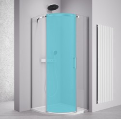 POLYSAN - THRON COMPONENT štvrťkruhová sprchová zástena 900x900, číre sklo, ľavá (TL2690B)