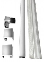 POLYSAN - THRON prietoková lišta s koncovkami (NDTL05)