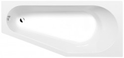 POLYSAN - TIGRA R asymetrická vaňa 170x80x46cm, biela (90611)