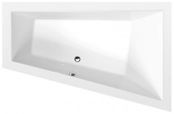 POLYSAN - TRIANGL R asymetrická vaňa 180x120x50cm, biela (20611)