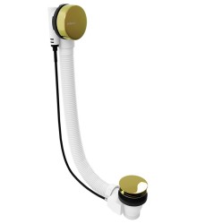 POLYSAN - Vanová súprava, bowdenovým mechanizmom, dĺžka 800, zátka 72, zlato (71852.90)