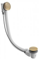 POLYSAN - Vaňová súprava s bovdenom, dĺžka 575, zátka 72, złoty szczotkowany (71680GB)