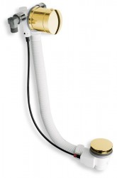 POLYSAN - Vaňová súprava s napúšťaním, bovden, dĺžka 775, zátka 72, zlato (71685G)