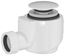 POLYSAN - Vaňová výpusť DN40, click-clack, biela mat (71714W)