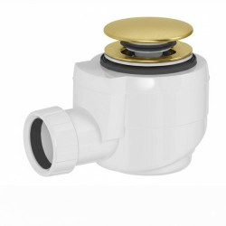 POLYSAN - Vaňová výpusť DN40, click-clack, zlato mat (71714GB)