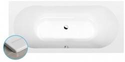 POLYSAN - VIVA B SLIM obdĺžniková vaňa 185x80x47cm, biela (71968S)