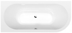 POLYSAN - VIVA L asymetrická vaňa 185x80x47cm, biela (72099)