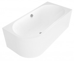POLYSAN - VIVA R MONOLITH asymetrická vaňa 170x75x60cm, biela (78119M)