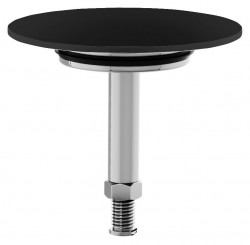 POLYSAN - Zátka výpuste vaňovej súpravy, ABS/čierna (71841.21)