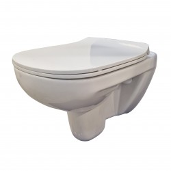 PRIM - WC bez oplachového kruhu Edge vrátane SOFT/CLOSE sedátka PRIM12/01