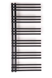 Radiátor kombinovaný SAT HTO 114x50 cm čierna matná SATRAHTO5001140BL (SATRAHTO5001140BL)