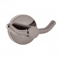 RAV Slezák - COLORADO - Kúpeľňový doplnok Vešiačik dvojitý, Metal Grey - lesklá COA0102MGL (COA0102MGL)