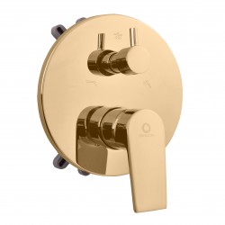 RAV Slezák - COLORADO - Vaňová/Sprchová batéria podomietková 2-cestná s telesom as boxom, Zlatá - lesklá CO185BOXZ (CO185BOXZ)