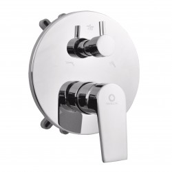 RAV Slezák - COLORADO - Vaňová/Sprchová batéria podomietková 3-cestná s telesom as boxom, Chróm CO187BOX (CO187BOX)