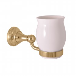 RAV Slezák - Držiak kefiek sklo, Farba: mosadz / zlato (MKA0201Z)