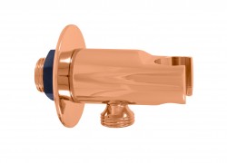 RAV Slezák - Držiak sprchy s vývodom pre hadicu zlatá ružová - kartáčovaná, Farba: ZLATÁ RUŽOVÁ - kartáčovaná , Povrchová úprava: PVD (MD0614RZRK)