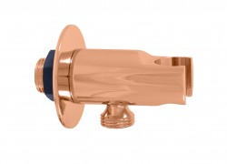 RAV Slezák - Držiak sprchy s vývodom pre hadicu zlatá ružová - lesklá, Farba: ZLATÁ RUŽOVÁ - lesklá , Povrchová úprava: PVD (MD0614RZRL)