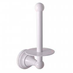 RAV Slezák - Držiak toaletného papiera rezervný biely Kúpeľňový doplnok MORAVA RETRO, Farba: biela (MKA0402B)