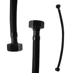 RAV Slezák - Flexi hadica - čierna matná, Farba: čierna matná, Rozmer: 1/2'' x 1/2'', 40 cm (IF0455.2CMAT)