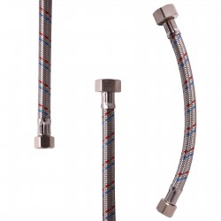 RAV Slezák - Flexi hadica nerez GP0017122, Farba: nerez ? 12mm, Rozmer: M15x1 x 1/2'', dĺžka 20 cm (GP0017122)