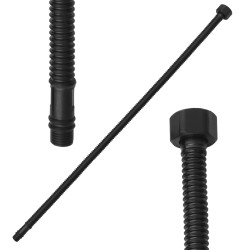 RAV Slezák - Flexi hadica (vlnovec) M10x1 G 1/2'' , Farba: Čierna matná, Rozmer: M10x1 x 1/2'', 35 cm (IT0012CMAT)