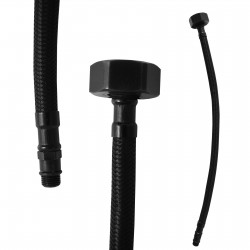 RAV Slezák - Flexi hadice - čierna matná, Farba: čierna matná, Rozmer: M10x1 x 1/2'', dĺžka 35 cm (IF0012CMAT)