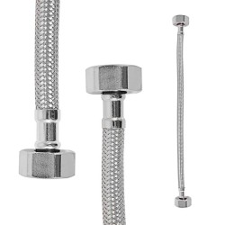 RAV Slezák - Flexi hadice, Farba: nerez o 10 mm, Rozmer: 1/2 '' x 1/2 '', dĺžka 10 cm (IF0155.0)