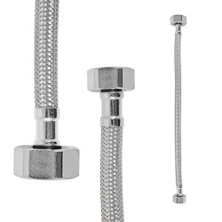 RAV Slezák - Flexi hadice, Farba: nerez o 10 mm, Rozmer: 3/8 '' x 1/2 '', dĺžka 10 cm (IF0135.0)