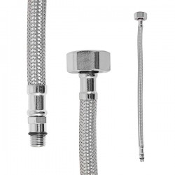 RAV Slezák - Flexi hadice, Farba: nerez o 10 mm, Rozmer: M10x1 x 1/2 '', dĺžka 35 cm (IF0012)