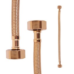 RAV Slezák - Flexi hadice ZLATO, Farba: zlato, Rozmer: 1/2 '' x 1/2 '', dĺžka 40 cm (IF0455.2Z)