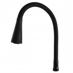 RAV Slezák - Flexi ramienko so sprchou - čierna matná, Farba: čierna matná (SR0013CMAT)