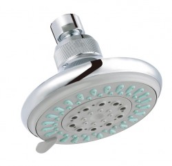 RAV Slezák - Hlavová sprcha guľatá chrómová 4-polohová, Farba: chróm / plast (PS0011)