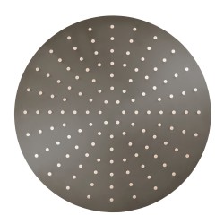 RAV Slezák - Hlavová sprcha okrúhla kovová ø 30 cm s 4-otvorovými tryskami, Farba: METAL GREY - kartáčovaná, Povrchová úprava: PVD (KS0001/4MGK)