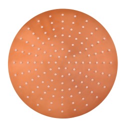 RAV Slezák - Hlavová sprcha okrúhla kovová ø 30 cm s 4-otvorovými tryskami, Farba: ZLATÁ RUŽOVÁ - kartáčovaná, Povrchová úprava: PVD (KS0001/4ZRK)
