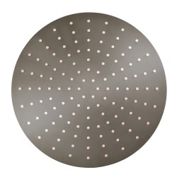 RAV Slezák - Hlavová sprcha okrúhla kovová ø 30 cm so 4-otvorovými tryskami, Farba: METAL GREY - lesklá, Povrchová úprava: PVD (KS0001/4MGL)